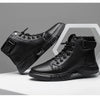 Indlæs billede i gallerifremviser, Blacksmith™ - Sorte varme læderstøvler