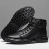 Blacksmith™ - Sorte varme læderstøvler
