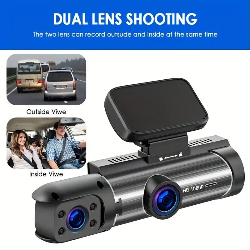 DriveGuard™ - 170° vidvinkel-bilkamera med 1080p dobbeltlinse