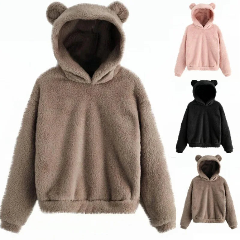 Bjørnekram™ | Hyggelig hættetrøje med bjørneører