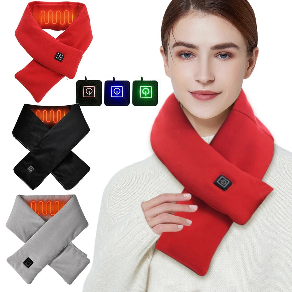 Halsvarmer™ | Smart elektrisk opvarmet halstørklæde