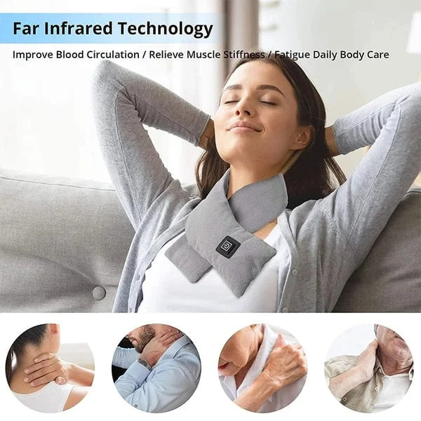 Halsvarmer™ | Smart elektrisk opvarmet halstørklæde